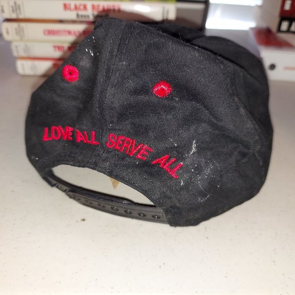 Hard Rock Cafe LONDON Black Red Blue Baseball HAT Logo SAVE THE PLANET - Picture 2 of 3